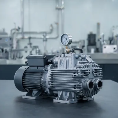 two stage rotary vane vacuum pump